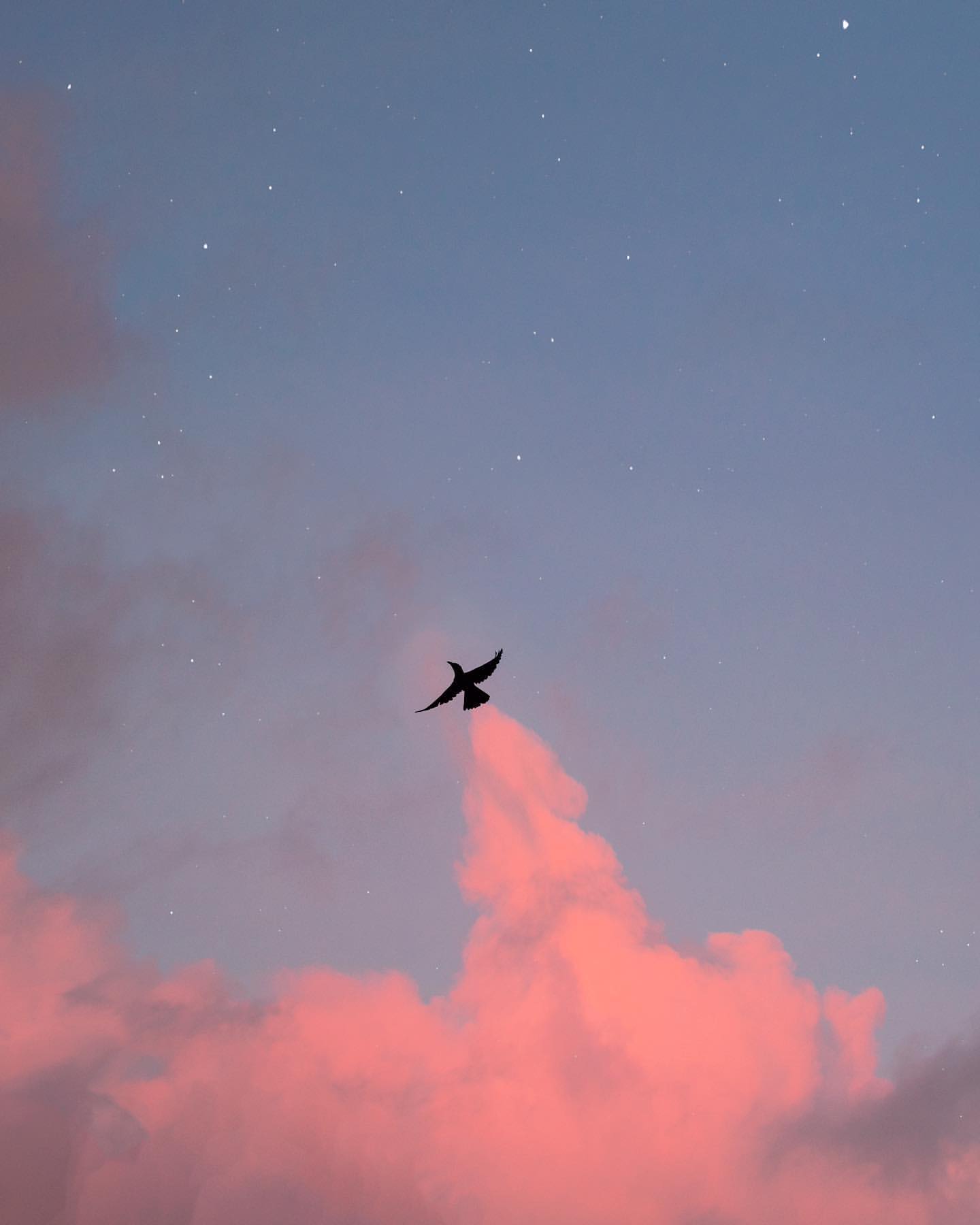 Gökyüzü Sahnesinde Renkli Bulutlar