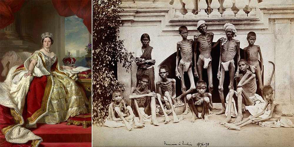 Kraliçe Ziyafet Çekerken, Hindistan'da Kıtlıktan Milyonlarca İnsan Öldü