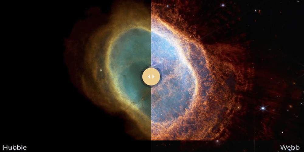 Webb ve Hubble Görüntülerini Karşılaştır
